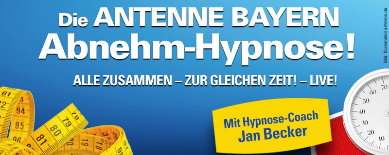 Hokuspokus? Antenne Bayern und seine „kostenlose Abnehm-Hypnose“